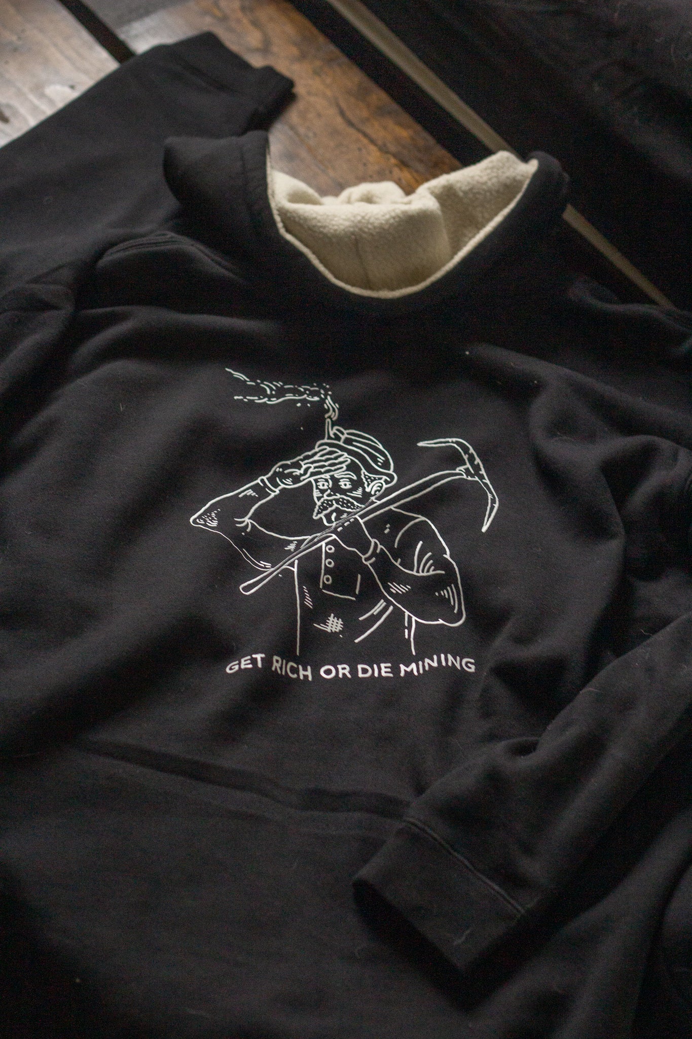 Sherpa Lined Alive Miner Zip Hoodie – Dead Miners