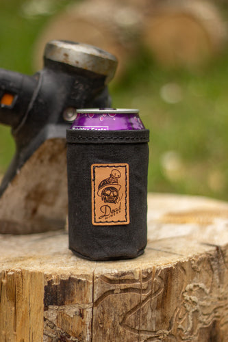Waxed Canvas Koozie