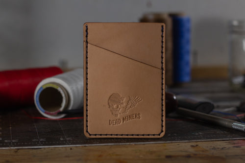 Ready to Ship - Quincy in Natural with Blue thread